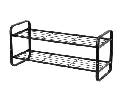 China Bamboo Shoe Rack Household Powder Coating Shoe Rack for sale