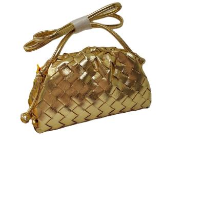 China Daliy Hot Sale Cloud Handwoven Pleated Bag For Women Brand Designer Fashion Trend Handbag PU Shoulder Bag for sale