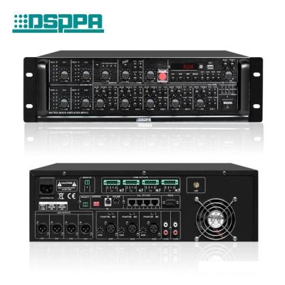 China 4x4 Matrix 4x4 Matrix Mixer Amplifier with USB and Remote Paging MP906 MP912 for sale