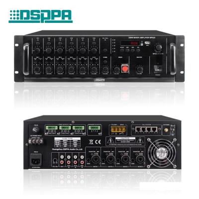 China Outdoor Activities 6 Zones Integrated Mixer Amplifier With Remote Paging MIC With DC24V MP812 MP825 MP835 for sale