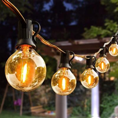 China Wholesale 27ft G40 Series Lamp G40 String Light Custom Waterproof Waterproof Hanging Solar Christmas String Light G40 for Wedding Halloween for sale