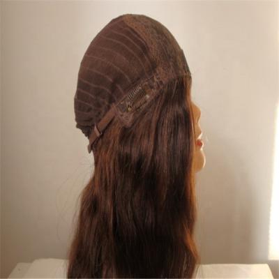 China Custom Made European Silky Straight Wig Jewish Silk Top Kosher Wig 100% Human Hair Lace Front Wig for sale