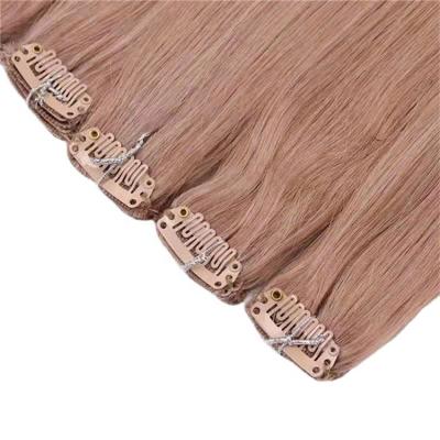 China Wholesale silky straight wave clip in hair extension, virgin hair extension, blonde 613 hair clip in hair for sale