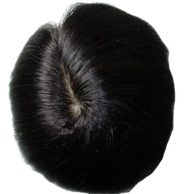 China Luxury High Quality Natural Super Silk Base Skin Man Toupee Thin Hair Man Hairpiece for sale