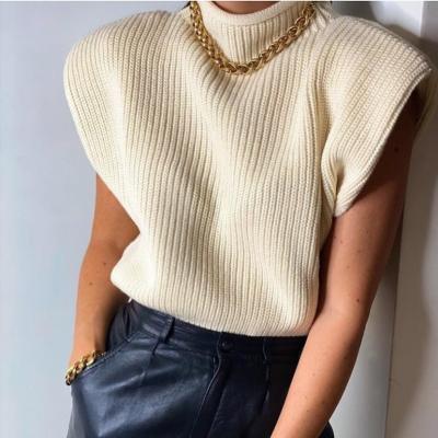 China Anti-wrinkle Women's Sweaters Turtle Neck Pullover Sweater Cropped Women's Vintage Sweater 2020 Announced for sale