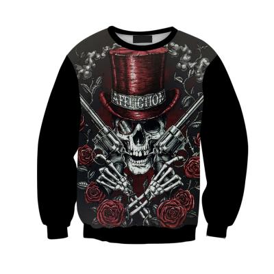 China wholesale custom sweatshirt men pullover sweatshirts black POD 3d Logo Printed Unisex Round Neck Anti-wrinkle sublimation bulk for sale