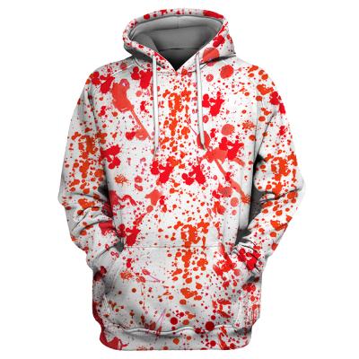 China Waterproof Unisex Drop Shipping Unique Printing Halloween POD Custom LOGO Pattern Printed Demand DIY Sleeves Long Hoodies Pullover Hoodie for sale