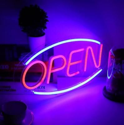 China Hotel outdoor led light up open signs for business bar neon open sign for sale led open neon sign for sale