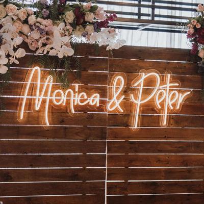 China High Brightness Neon Night Lights Logo Design Words Wedding Neon Led Lights Sign For Sale Custom Neon Lamp for sale