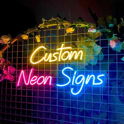 China Wholesale High Brightness Neon Signs Decoration Advertising Led Neon Name Flex Signs For Sale Custom Led Neon Sign for sale