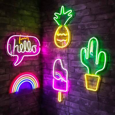 China High Brightness Neon Led Sign For Wall Decor Business Led Neon Sign Logo Sign Manufacturers Wedding Background Customs Neon Lead for sale