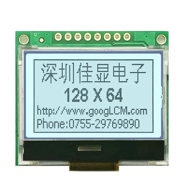 China ST7565R or ST7567 greatbuy drive power supply 3.3V monochrome12864-12 1.5 inch tooth spi lcd display module 128x64 dots 40.0*34.5*7.0 mm for sale