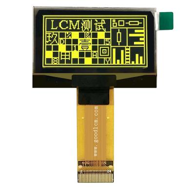 China Hot sale yellow 1.54 inch OLED driver 3.3V chip SSD1309ZC 128X64 lcd display i2c module 1.54 inch oled lcd module 1.54 inch for sale