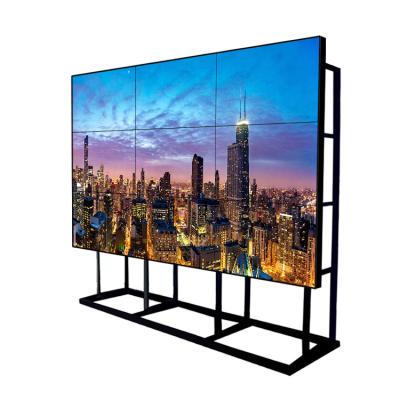 China Small Indoor Bezel 49 55 Inch Optional LCD Advertising TV Screens Decorative LCD Video Wall Touch Screen for sale