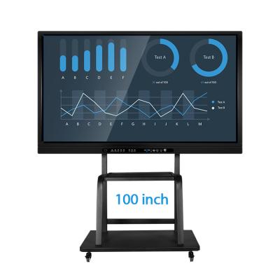 China fast delivery 90 100 inch smart board 800 series price electronic touch screen smart whiteboard interactive whiteboard 100inch TV for sale