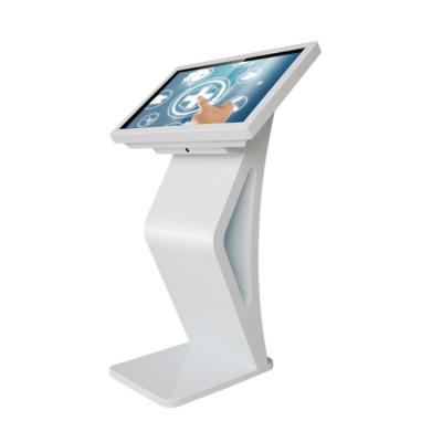 China Free Standing Horizontal 22 32 43 Landscape Touch Screen Tablet PC Interactive Network Information Multi Kiosk 21.5inch for sale