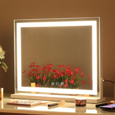 China New Design Phone Contril Fashion Day Light RGB Light Are Available Hollyood Vanity Mirror With Ligths for sale