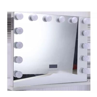 China LED Vanity Mirror Hollywood Frameless Lighted Vanity Mirror With 14 Bulbs Led Cosmetic Mirror for sale