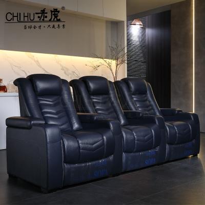 China Modern Design Theater VIP Extendable Furniture Seating Home Theater Special Quilting Electric Recliner Sofa Recliner Chair for sale