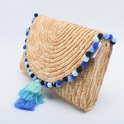 China Lightweight Anti-theft Version New Product Clutch Bags Women's Hand Straw Charming Handmade Clutch Bags for sale