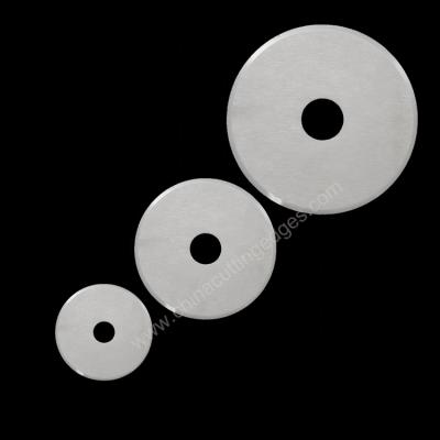 China ZrO2 Zirconia Industrial Ceramic Ceramic Circular Round Cut Knife Blade Rotary Ceramic Blade For Textile Machine for sale