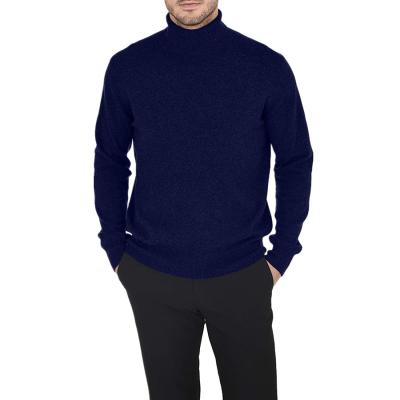 China 2021 Fashion Breathable Pure Wool 100% Merino Knit Winter Man Turtle Neck Mens Pullovers Sweaters Sweater for sale