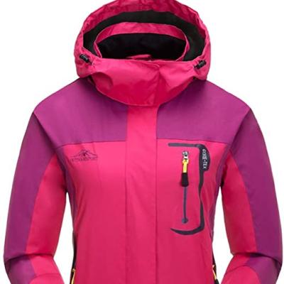 China QUICK DRY Women Men Rain Jacket With Hood Outdoor Waterproof Raincoat Anorak For Hiking for sale