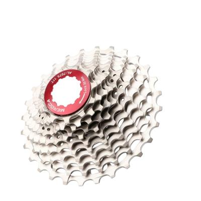 China Hot 2021 ALLOY high quality cassette Hollow-cut 11 speed cassette flywheel integrated bicycle flywheel compatible R7000 for sale