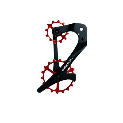 China SRAM X1 XX1 GX NX KACTUS 18TS Carbon Fiber Rear Derailleur 12T - 18T Pulley Wheel MTB Oversize Road Bike Ceramic Bearing For SRAM X1 XX1 GX NX for sale