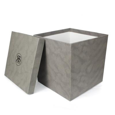 China Gray Board Handmade Wholesale Hat Boxes For Flowers Luxury for sale