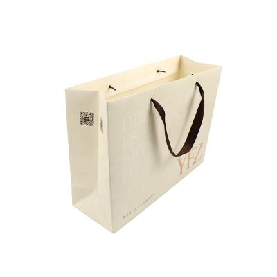 China Large Recyclable Custom Luxury Paper Bag Wedding Packaging Gift Bag Wig Paper Bags With Your Own Logo Shopping for sale