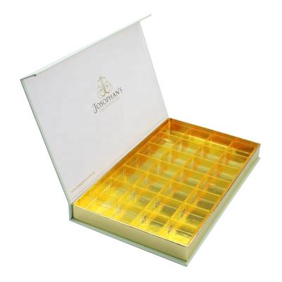 China Other Chinese Supplier Luxury Custom Gold Foil Stamping Logo Printed Coated Paaging Paper Gift Box With Bag For Chocolate for sale