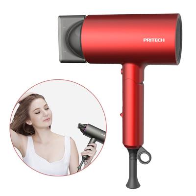 China PRITECH Foldable DC Motor Custom Ionic Foldable Portable Standing Home Use Hair Dryer for sale