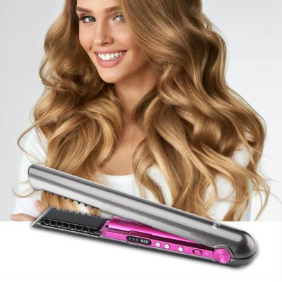 China PRITECH Commercial Custom Wireless Ceramic Flat Iron USB Rechargeable Wireless Portable Hair Straightener for sale