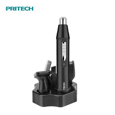 China Household PRITECH Professional Cordless Rechargeable Electric 4 in 1 Multifunctional Men Trimmer for sale