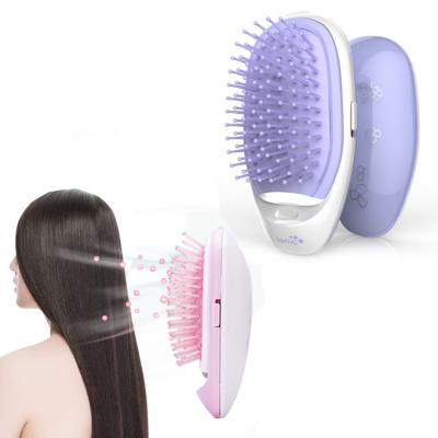 China PRITECH Care Ionic Scalp Portable Electric Hair Styling Comb Ionic Hair Brush for sale