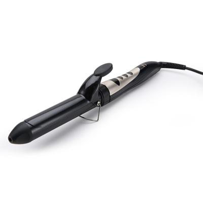 China Switch Buttons To Control Temperature Adjustable 9 Popular Products PRITECH Adjustable Temperature LCD Display Hair Curling Iron for sale