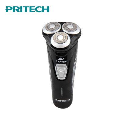 China Manufacturers Triple Blade PRITECH Rechargeable Waterproof Electric Shaver for sale