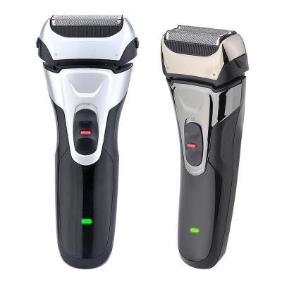 China PRITECH Twin Blade Electric Rechargeable Waterproof Cordless Portable Double Heads Shaver For Men for sale