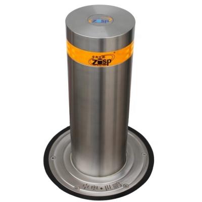 China Internal Lock Semi Automatic Rising Bollards for Perimeter Protection 131mm Diameter for sale