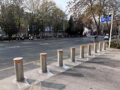 China Working Stable Stainless Steel Automatic Bollards for Access Control System for sale