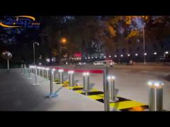 RAL Colors Option Retractable Security Bollards for Driveway Vehicle Access Control