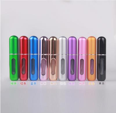 China Tea Travel Atomizer Refillable Convenient Empty Perfume Bottles Scent Pump Spray Case Perfume Airless Pump Cosmetic Container for sale