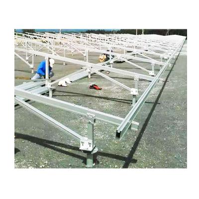 China Quick Installation System Bracket Ground Mount Aluminum Solar PV Ground Mounting Solar Rack Mount for sale