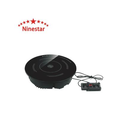 China Hotel NSA330A hot sale restaurant appliances round shape induction cooktop remote control induction cooker for sale