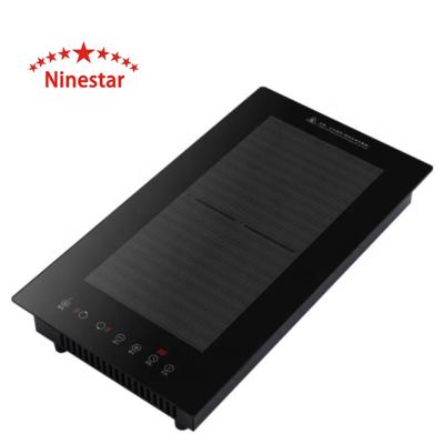 China High Quality Hotel Ninestar NS.B-275L Double Burner Flex Zone Induction Cooktop 2 Hobs CE EMC for sale