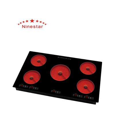 China Hotel NS.D - 551 Multifunctional Ceramic Hob Infrared Cooker Flat Hot 5 Burners for sale