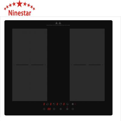 China New Design Hotel NS.B-889 Flex Zone 4 Burners Induction Cooktop Induction Hob for sale