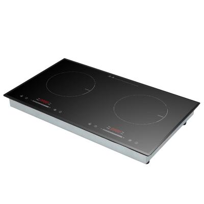 China Hotel Best Commercial 2 Burner Cooktops Portable Electric Hob Induction Cooker for sale