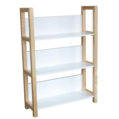 China Small Modern White Cheap Bookcase Collection Storage Rack For Kids Furniture Show Wooden Modern Luxury Shelf Bookcase for sale